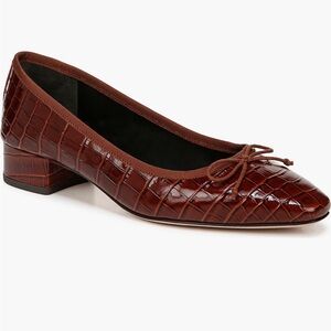 Veronica Beard Cecile Square Toe Pumps